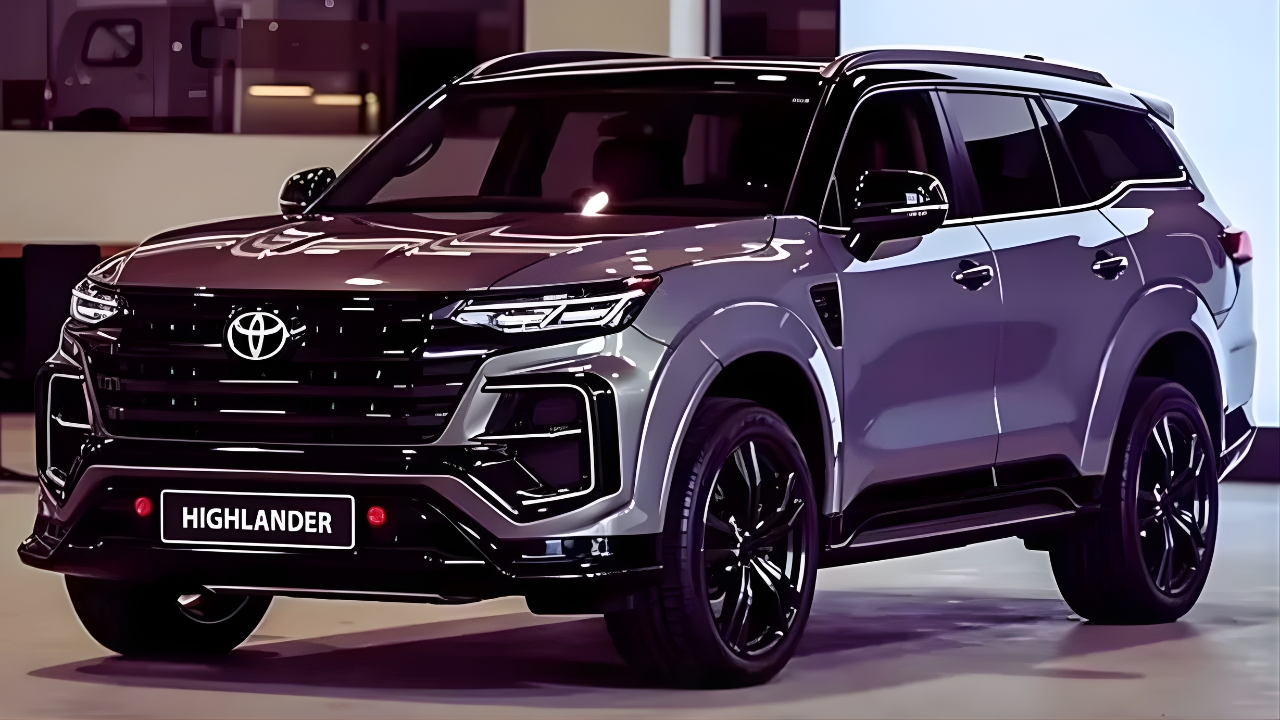 Toyota Highlander 2026 Launched – 2.5L Hybrid Engine, 243hp Power, 7-Seater Luxury SUV Starting at ₹4.35 Lakh